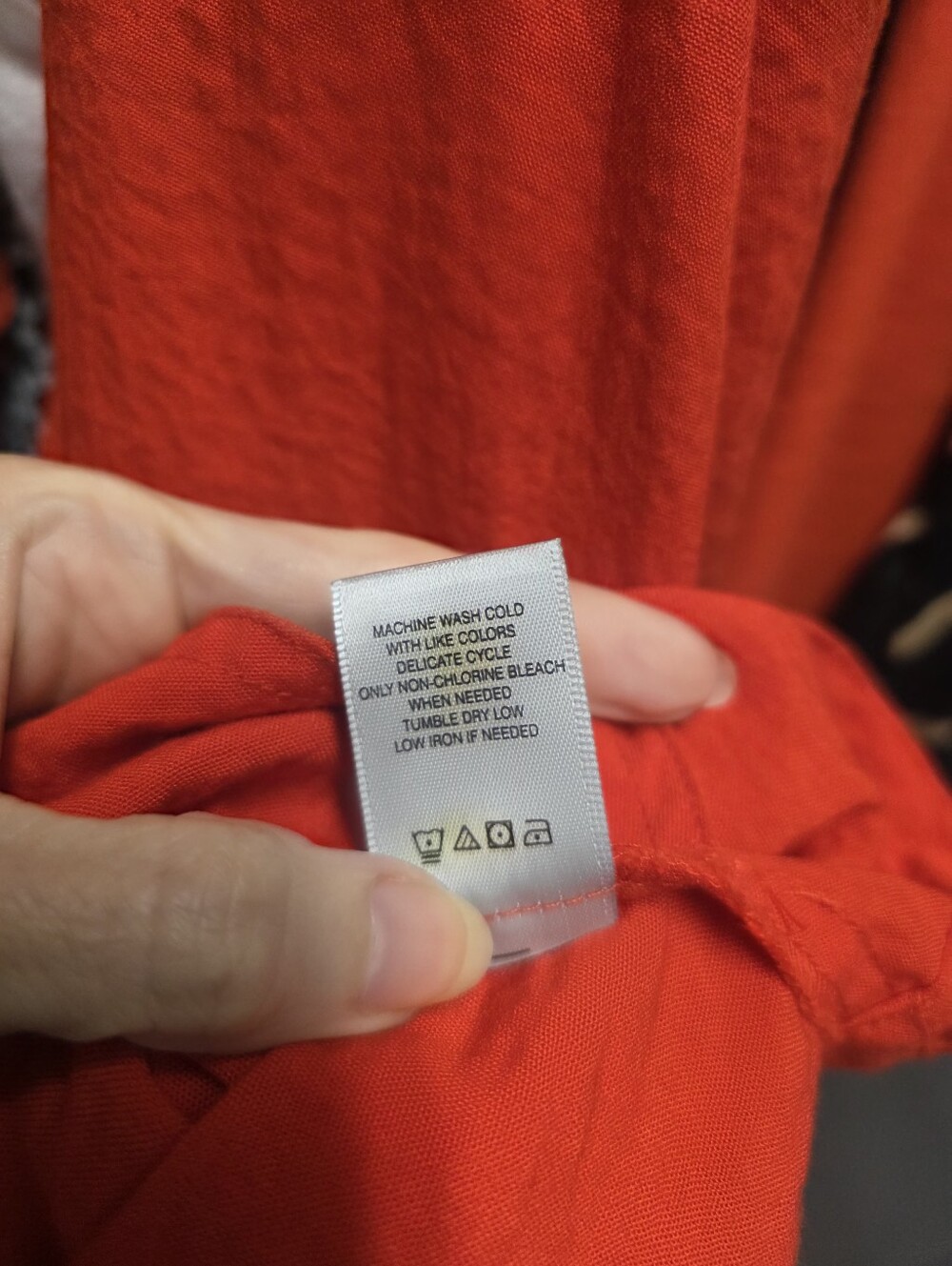 John Mark Red Women's Button-Up Blouse - Picture 9 of 10